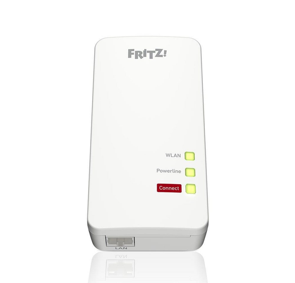 AVM FRITZ!Powerline 1260 WLAN Set Netzwerk-Adapter, Gigabit-Heimnetz und WLAN AC+N an jeder Steckdose