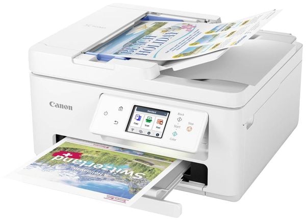 Canon PIXMA TS7750i Tintenstrahl-Multifunktionsdrucker A4 Drucker, Kopierer, Scanner ADF, Duplex, WLAN, USB