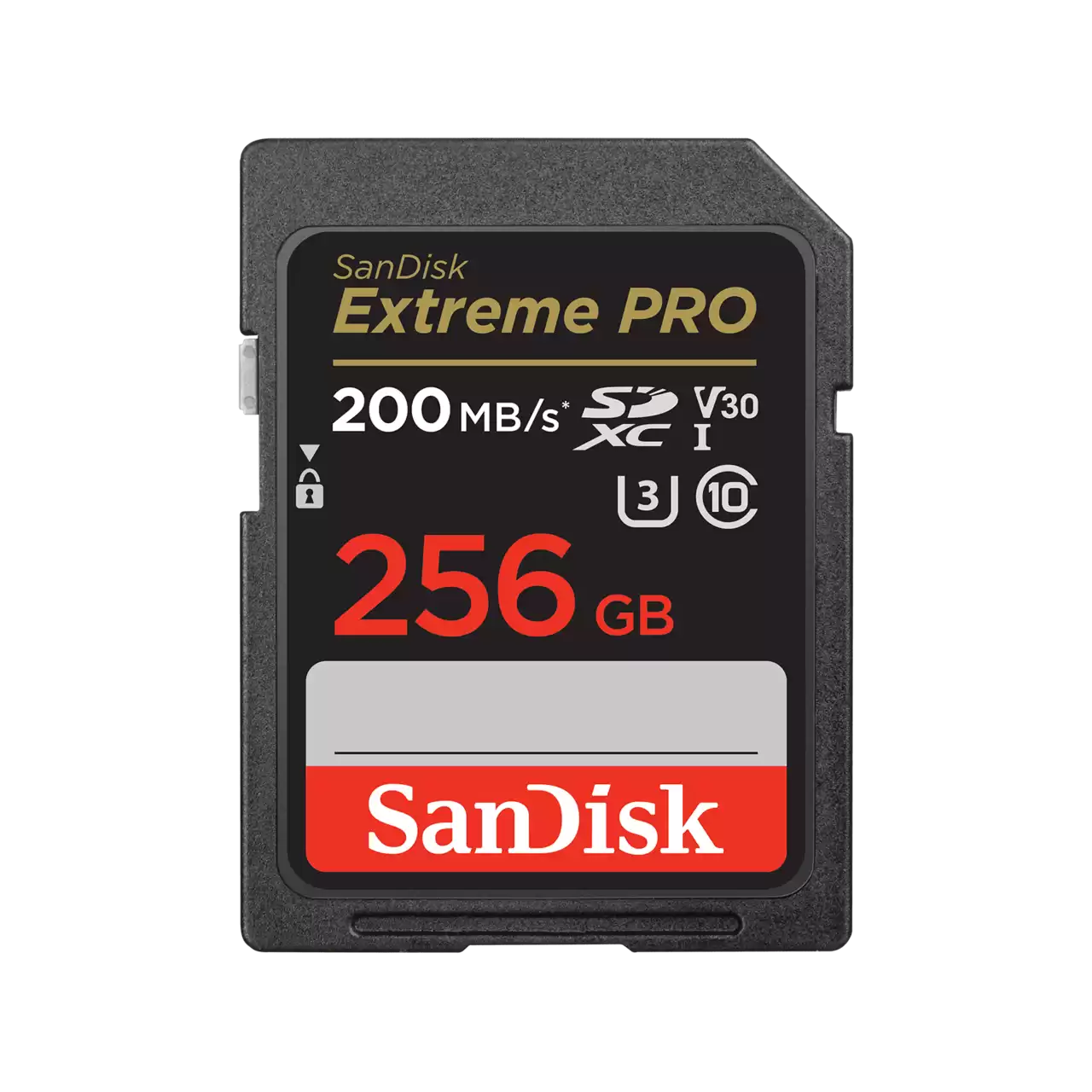 SanDisk Extreme Pro – Flash-Speicherkarte – 256GB – Video Class V30 / UHS-I U3 / Class10 – SDXC UHS-I (SDSDXXD-256G-GN4IN)