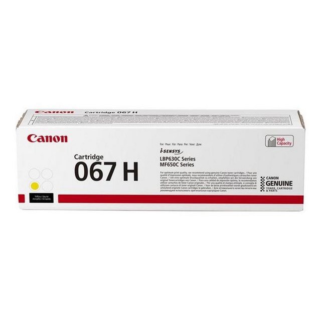 Canon Tonerpatrone 067H Toner gelb