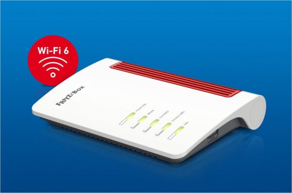 Downloads und Cloud-Anwendungen beherrscht die FRITZ!Box 7510 damit mühelos. Ausgestattet mit zukunftssicherem VDSL Supervectoring 35b ermöglicht die FRITZ!Box 7510 Internetgeschwindigkeiten von bis zu 300 MBit/s. Gigabit-LAN