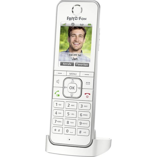 AVM Schnurloses Telefon VoIP Schnurloses Mobilteil (Anrufbeantworter, Babyphone, Freisprechen, PIN Code)