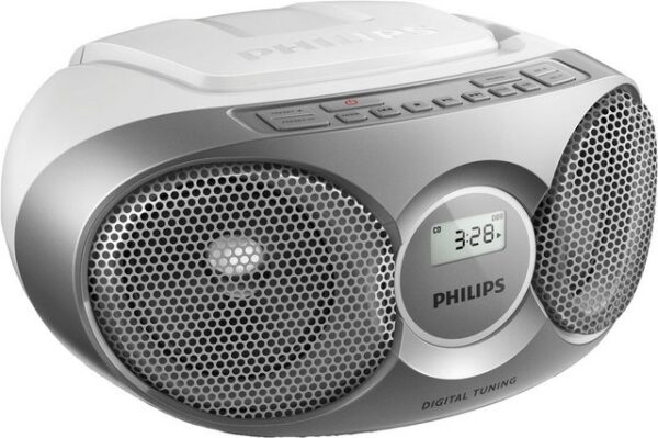 Freuen Sie sich über den hohen Bedienkomfort. Mit der kompakten und tragbaren Philips CD-Soundmachine können Sie Ihre Lieblingsmusik mit einfachen Bedienfunktionen genießen.