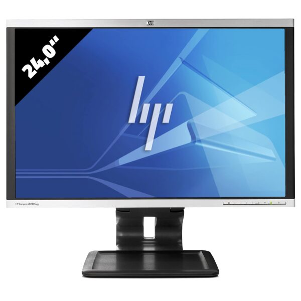 HP LA 2405wg - 1920 x 1200 - WUXGA - Kontrast:1000:1 - Webcam:Nein - Partnerprogramm:Ja - Ergonomie:Höhenverstellbar - Ergonomie:Schwenkbar - Schnittstellen:1x DisplayPort - Ergonomie:Pivot-Funktion - Reaktionszeit:5 ms - Touchscreen:Nein - Paneltyp:TN - Ergonomie:Neigbar - Schnittstellen:1x VGA - Grading:Gut - Seitenverhältnis:16:10 - Zustand:Gebraucht - Displaygröße:24