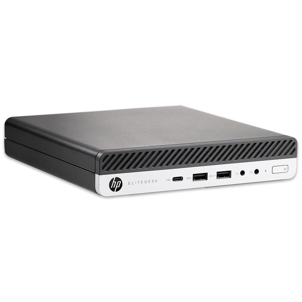 HP ProDesk 400 G5 - Schnittstellen:2x DisplayPort - Schnittstellen:1x Audio / Mikrofon - 3.5 mm Combo - Partnerprogramm:Ja - Datenspeichergröße 1:250 GB - Arbeitsspeichergröße:8 GB - Zustand:Gebraucht - Grading:Sehr gut - Arbeitsspeichertyp:DDR4 - Schnittstellen:1x Audio - Ausgang - 3.5 mm - Schnittstellen:1x LAN RJ-45 - Arbeitsspeicher:8 GB DDR4 - WLAN:Nein - Betriebssystem:Windows 11 Professional - Formfaktor:Mini-PC - Prozessortaktung:3