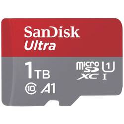 SanDisk microSDXC Ultra 1TB (A1/UHS-I/Cl.10/150MB/s) + Adapter Mobile microSDXC-Karte 1 TB A1 Application Performance