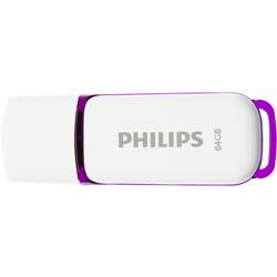 Philips SNOW USB-Stick 64 GB Purple FM64FD70B/00 USB 2.0