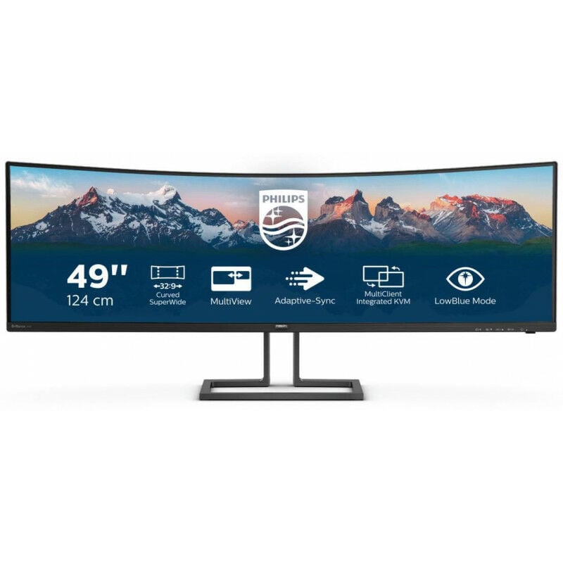 498P9Z/00 124 cm (49′) dqhd curved VA-Monitor 32:9 tft hdmi/dp usb 4ms (498P9Z/00) – Philips