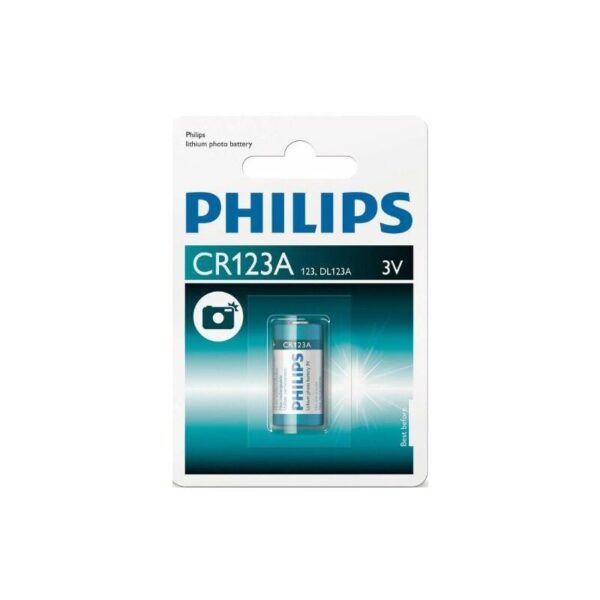 Philips Minicells Akku CR123A/01B. Akku-/Batterietyp: Wiederaufladbarer Akku