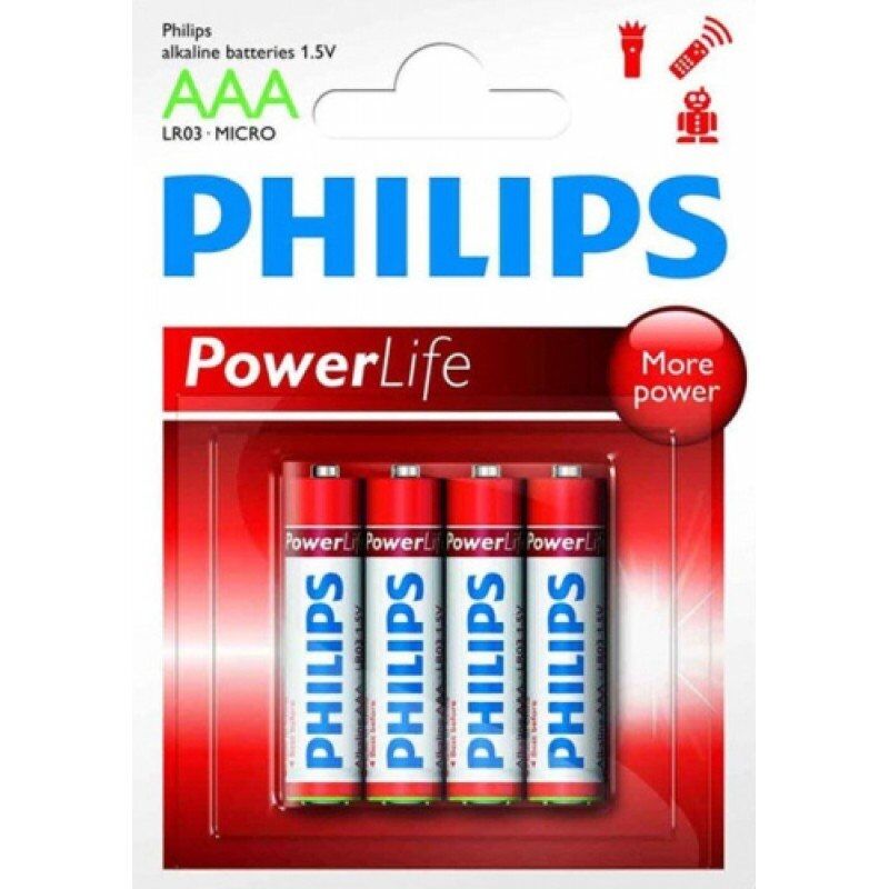 Alkalische Batterie lr03 aaa pack-4 – Philips