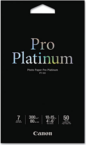 Kurzinfo: Canon Photo Paper Pro Platinum - 101.6 x 152.4 mm 50 Blatt Fotopapier - für PIXMA MG5720