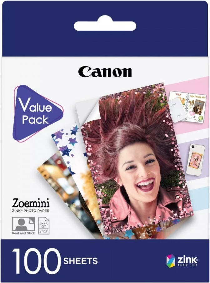 CANON ZINC PAPER ZP-2030 100 SHEETS PAPER / STICKER (6135C003)