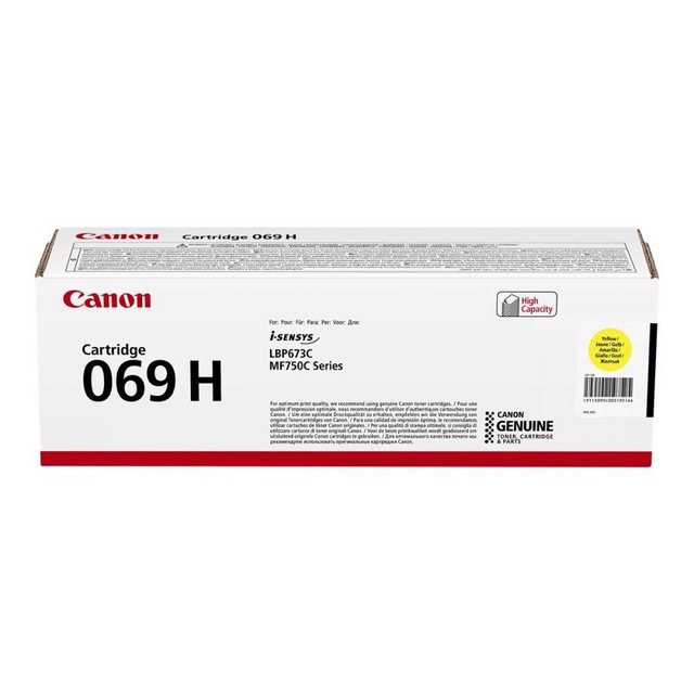 Canon Tonerpatrone 069H Toner gelb