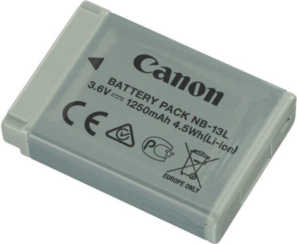 Kurzinfo: Canon Battery Pack NB-13L - Batterie - Li-Ion - 1250 mAh - für PowerShot G1