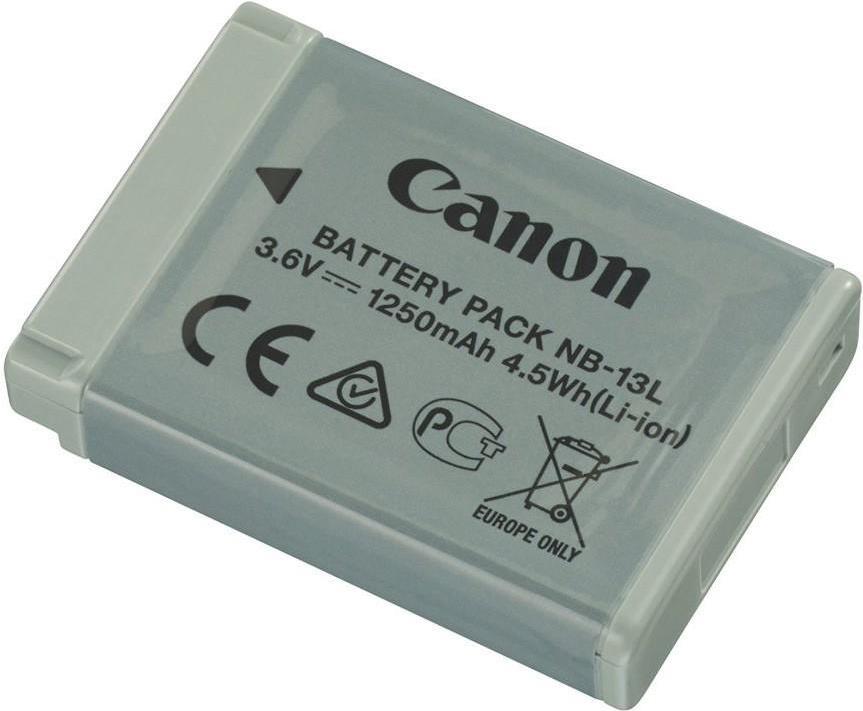 Canon Battery Pack NB-13L – Batterie – Li-Ion – 1250 mAh – für PowerShot G1, G5, G7, G9, SX620, SX720, SX730, SX740