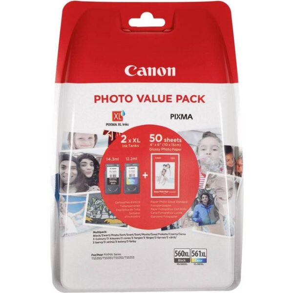 Canon Original Canon Multipack PG-560XL Black + CL-561XL Tintenpatrone