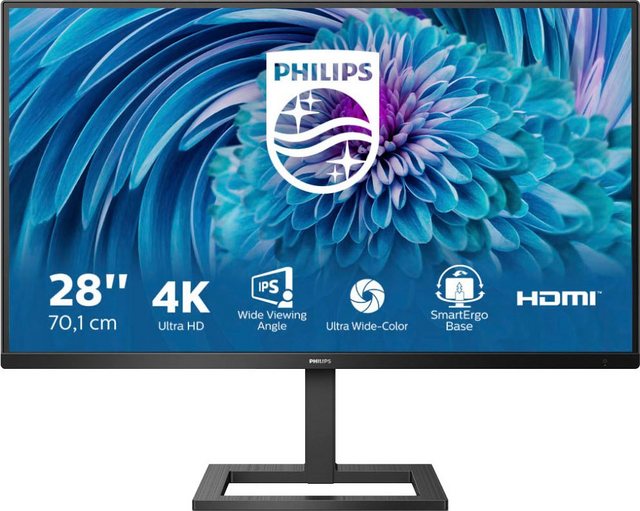 Philips 288E2UAE LCD-Monitor (71,1 cm/28 „, 3840 x 2160 px, 4 ms Reaktionszeit, 60 Hz, IPS)