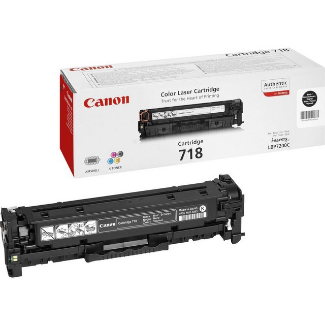 Canon Tonerkartusche Canon 718BK Toner schwarz