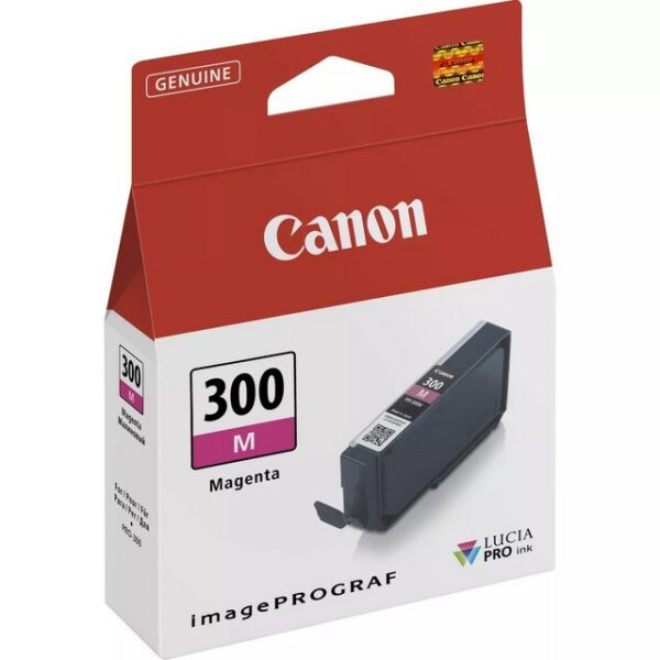 Allgemein   Hersteller   Canon   Herst. Art. Nr.  4195C001   EAN   4549292158878   Hauptmerkmale   Produktbeschreibung   Canon PFI-300 M - Magenta - Original - Tintenbehälter   Produkttyp   Tintenbehälter   Drucktechnologie   Tintenstrahl   Druckfarbe   Magenta (pigmentiert)   Kompatibel mit   imagePROGRAF PRO-300   Verbrauchsmaterial  Verbrauchsmaterialtyp   Tintenbehälter   Drucktechnologie   Tintenstrahl   Farbe   Magenta (pigmentiert)   Informationen zur Kompatibilität  Kompatibel mit   Canon imagePROGRAF PRO-300   Allgemein