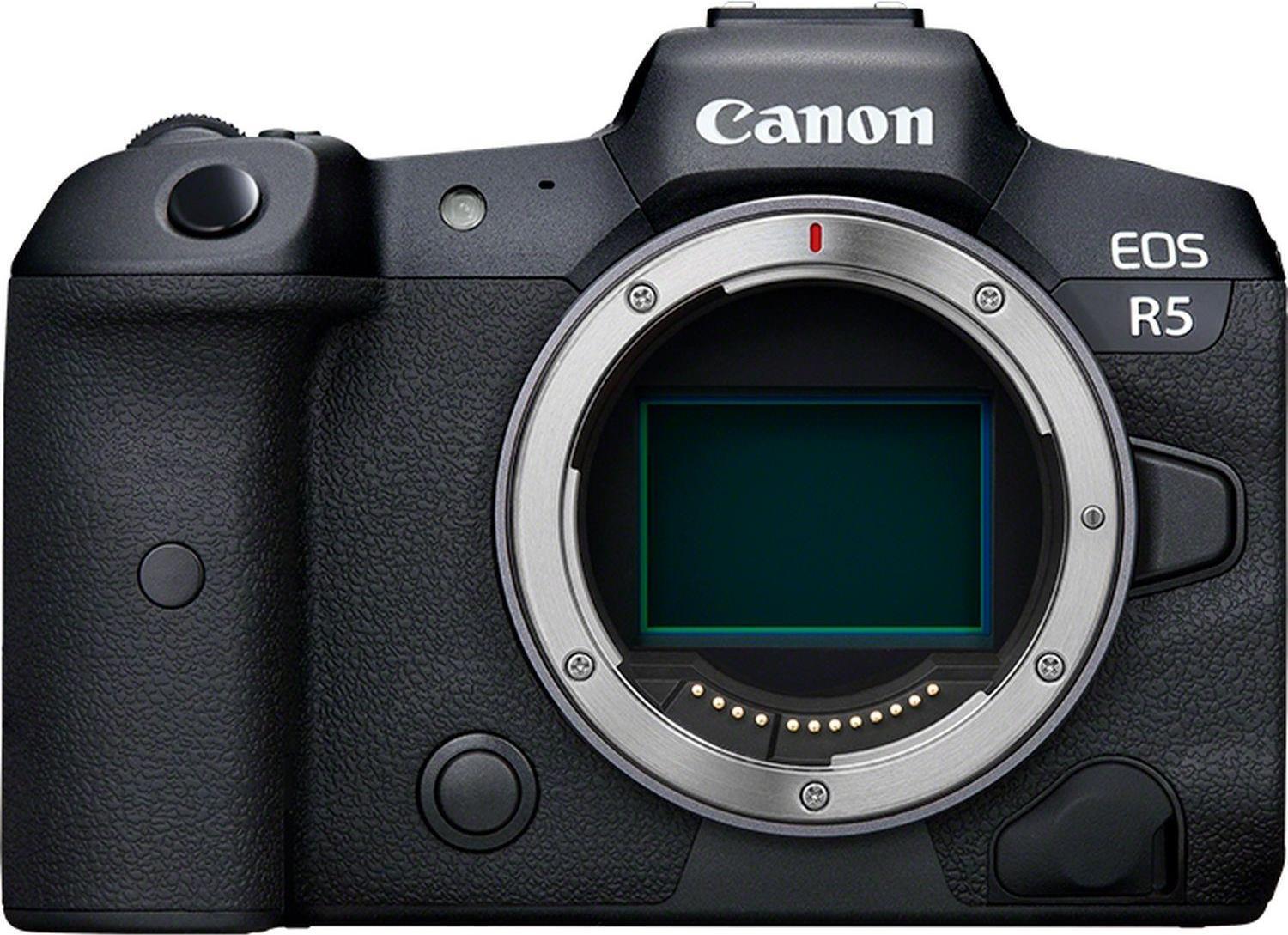 Canon EOS R5 – Digitalkamera – spiegellos – 45 MPix – Vollbild – 8K / 30 BpS – nur Gehäuse – Wi-Fi, Bluetooth (4147C004) – Sonderposten