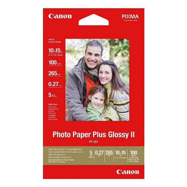 Fotopapier »Glossy Plus II« 10x15 cm