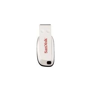 SanDisk Cruzer Blade – USB-Flash-Laufwerk – 16GB – USB2.0 – weiß (SDCZ50C-016G-B35W)