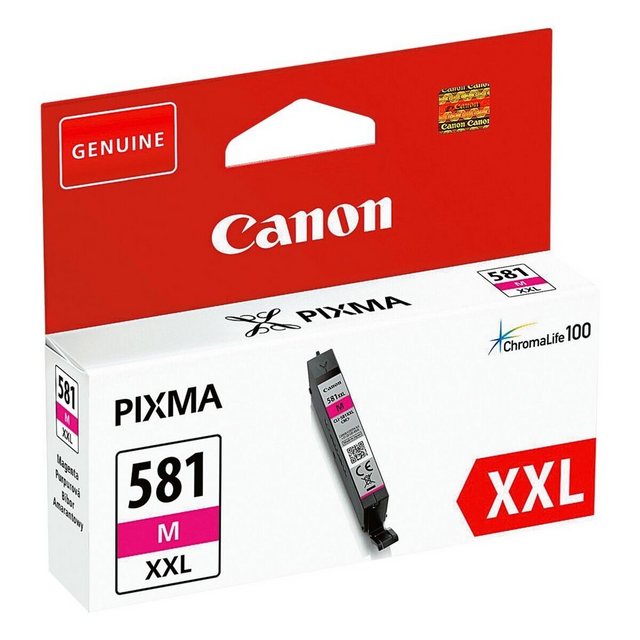 Canon CLI-581XXL M Tintenpatrone (Original Druckerpatrone, magenta)