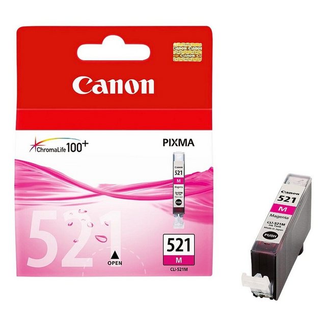 Canon CLI-521M Tintenpatrone (Original Druckerpatrone, magenta)