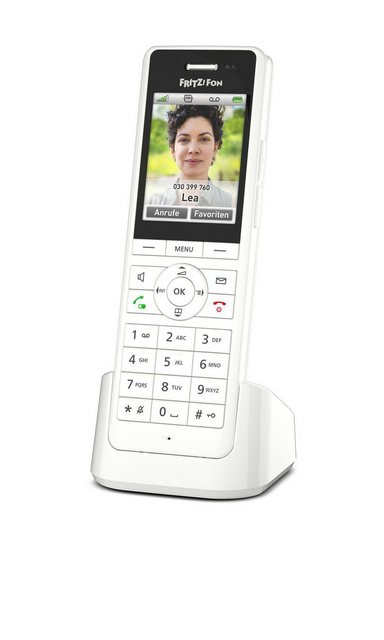 AVM AVM FRITZ!Fon X6 weiß Schnurloses Telefon (1 Mobilteil, ohne Basiss… Schnurloses DECT-Telefon