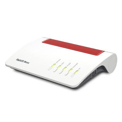 AVM FRITZ!Box 5590 Fiber – WLAN Mesh Router mit Glasfaseranschluss (max. MBit/s 2.400 + 1.200)