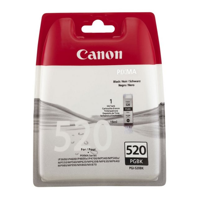 Canon PGI-520BK Tintenpatrone (Kompatibel mit Pixma)