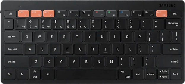 Verbinde das Samsung Smart Keyboard mit bis zu drei kompatiblen Geräten auf einmal. Genieße die einfache Kopplung