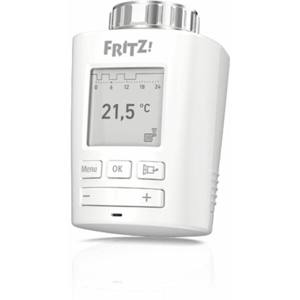 Mit FRITZ!DECT 301 steuern Sie automatisch und präzise die Raumtemperatur. Sie bedienen den Heizkörperregler kinderleicht über Ihre FRITZ!Box