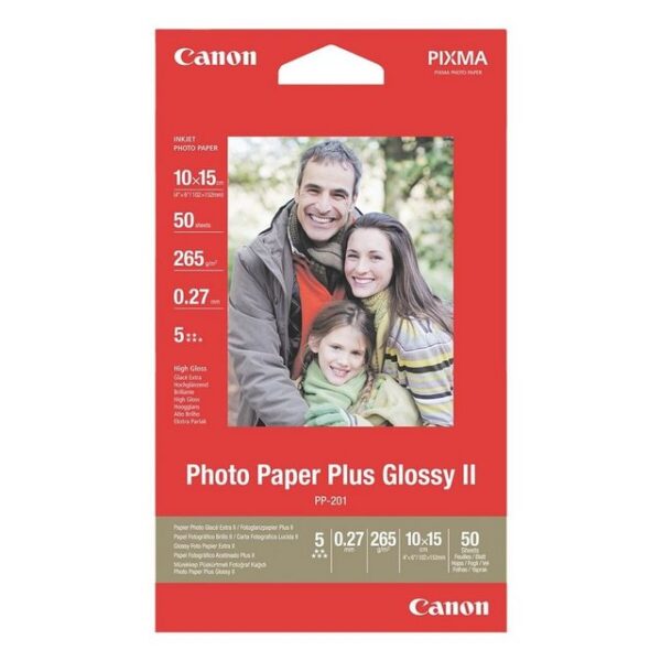 Fotopapier »Glossy Plus II« 10x15 50 Blatt