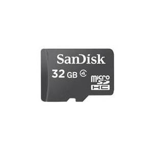 SanDisk – Flash-Speicherkarte – 32GB – Class 4 – microSDHC (SDSDQM-032G-B35)