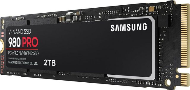 NVMe™ Performance der 4. PCIe®-Generation. Entfessele die ganze Power der Samsung PCIe® 4.0 NVMe™ SSD 980 PRO – und katapultiere so deinen Rechner auf ein hohes Leistungsniveau. Dank der PCIe Schnittstelle der 4. Generation kann die 980 PRO die doppelte Datentransferrate im Vergleich zu NVMe™ SSDs mit PCIe® 3.0 Schnittstelle erreichen. Außerdem ist sie abwärtskompatibel zu PCIe® 3.0 – für vielseitige Einsatzmöglichkeiten.