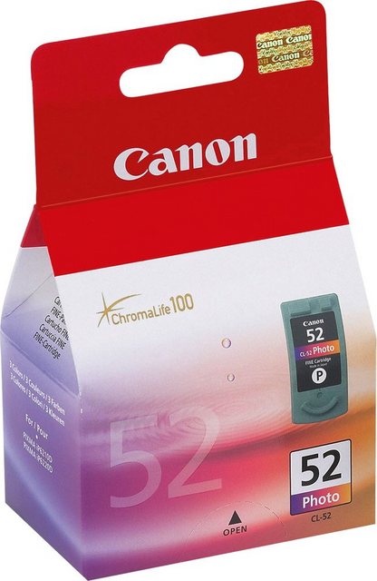 Canon Canon Druckerpatrone Tinte CL-52 photo tri-color, photo dreifarbig Tintenpatrone