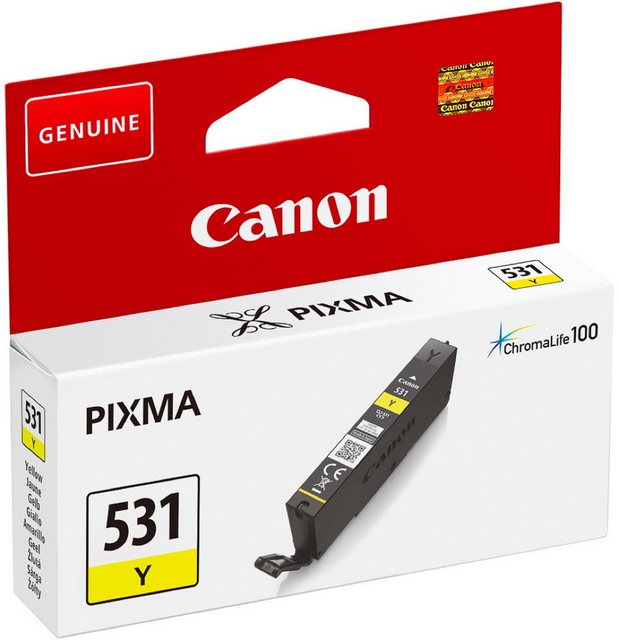 Canon Druckerpatrone Tinte CLI-531 Y yellow, gelb Tintenpatrone