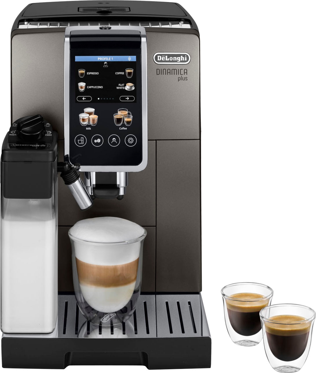 DeLonghi Kaffeevollautomat „Dinamica Plus ECAM 380.95.TB“