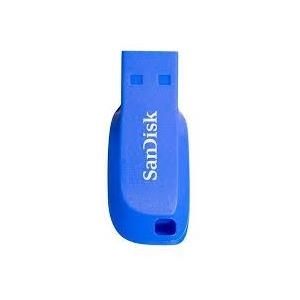 Sandisk Cruzer Blade – USB-Flash-Laufwerk – 16 GB – USB 2.0 – Electric Blue (SDCZ50C-016G-B35BE)