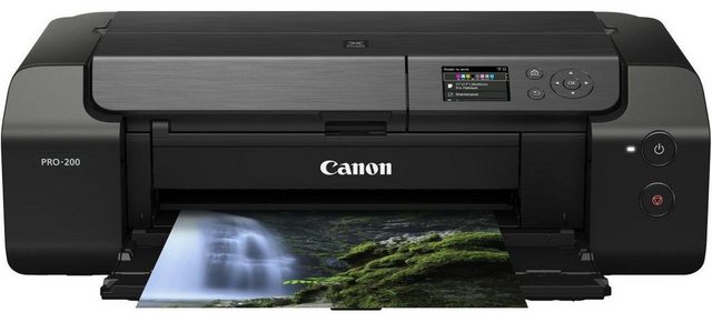 Der Canon PIXMA PRO-200 überrascht mit einer kompakten Bauform