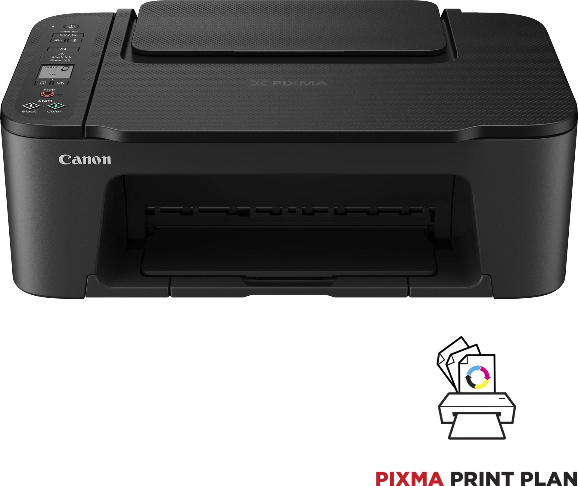 Canon PIXMA TS3550i 3-in-1 WLAN-Farb-Multifunktionssystem – Schwarz – Tintenstrahl – Farbdruck – 4800 x 1200 DPI – Farbkopieren – A4 – Schwarz (4977C006)