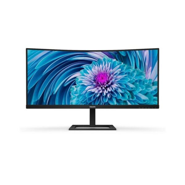 Philips UltraWide LCD monitor Das geschwungene UltraWide-Display der Philips E-Line ermöglicht umfassende Panoramabilder. Ein WQHD-Display mit ergonomischem Standfuß sorgt für optimale Betrachtungsbedingungen. All-in-One USB-C und MultiView erfüllen die Anforderungen für eine gute Produktivität.