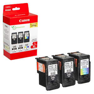 Canon PG-540Lx2/CL-541XL  schwarz, color Druckköpfe, 3er-Set