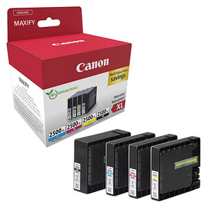 Canon PGI-2500 XL BK/C/M/Y  schwarz, cyan, magenta, gelb Druckerpatronen, 4er-Set