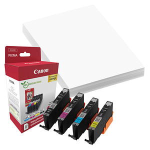 Canon CLI-551 XL C/M/Y/BK  schwarz, cyan, magenta, gelb Druckerpatronen + Fotopapier