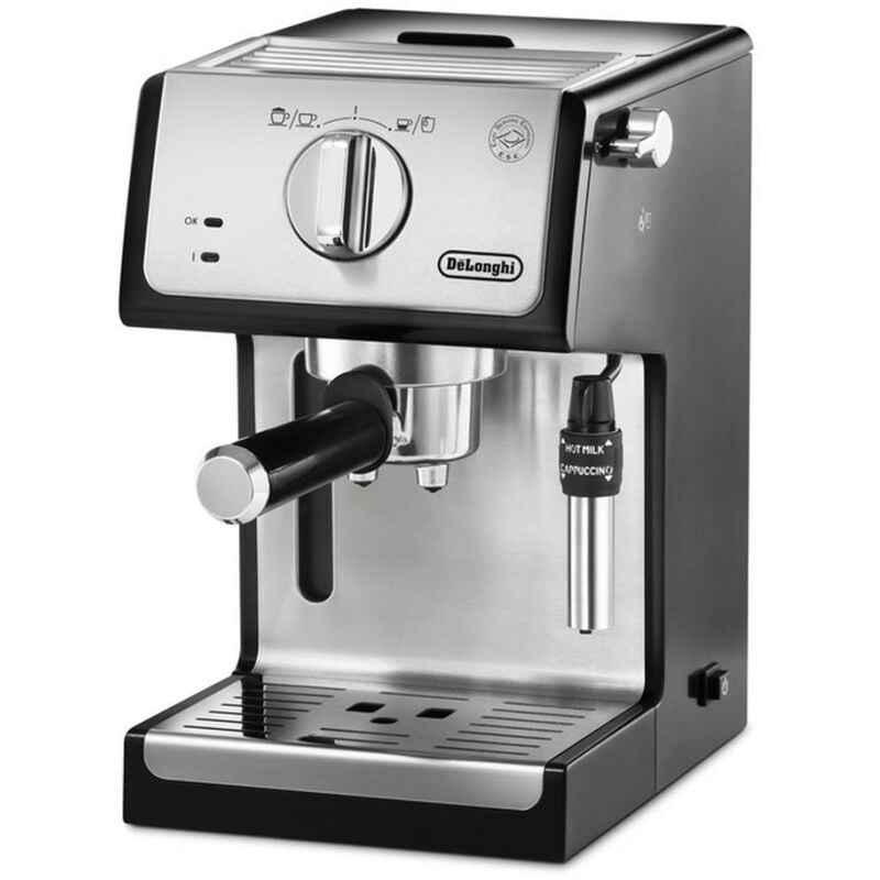 Espressomaschine 15 bar schwarz / metall – ecp 35.31 Delonghi