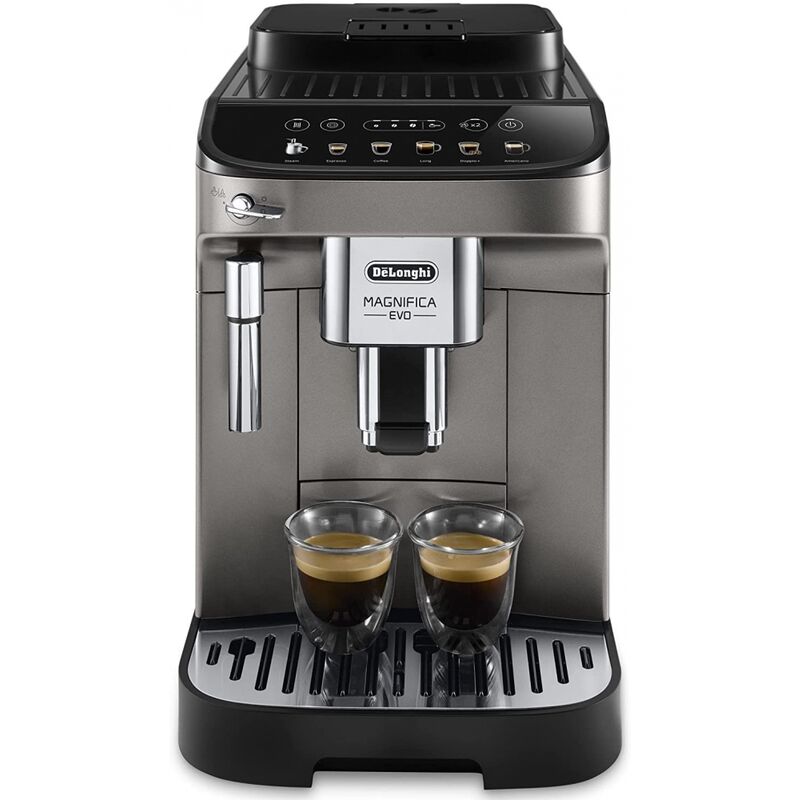 Kaffeeroboter 15 bar titan/schwarzsortkeystring – ECAM29042TB Delonghi