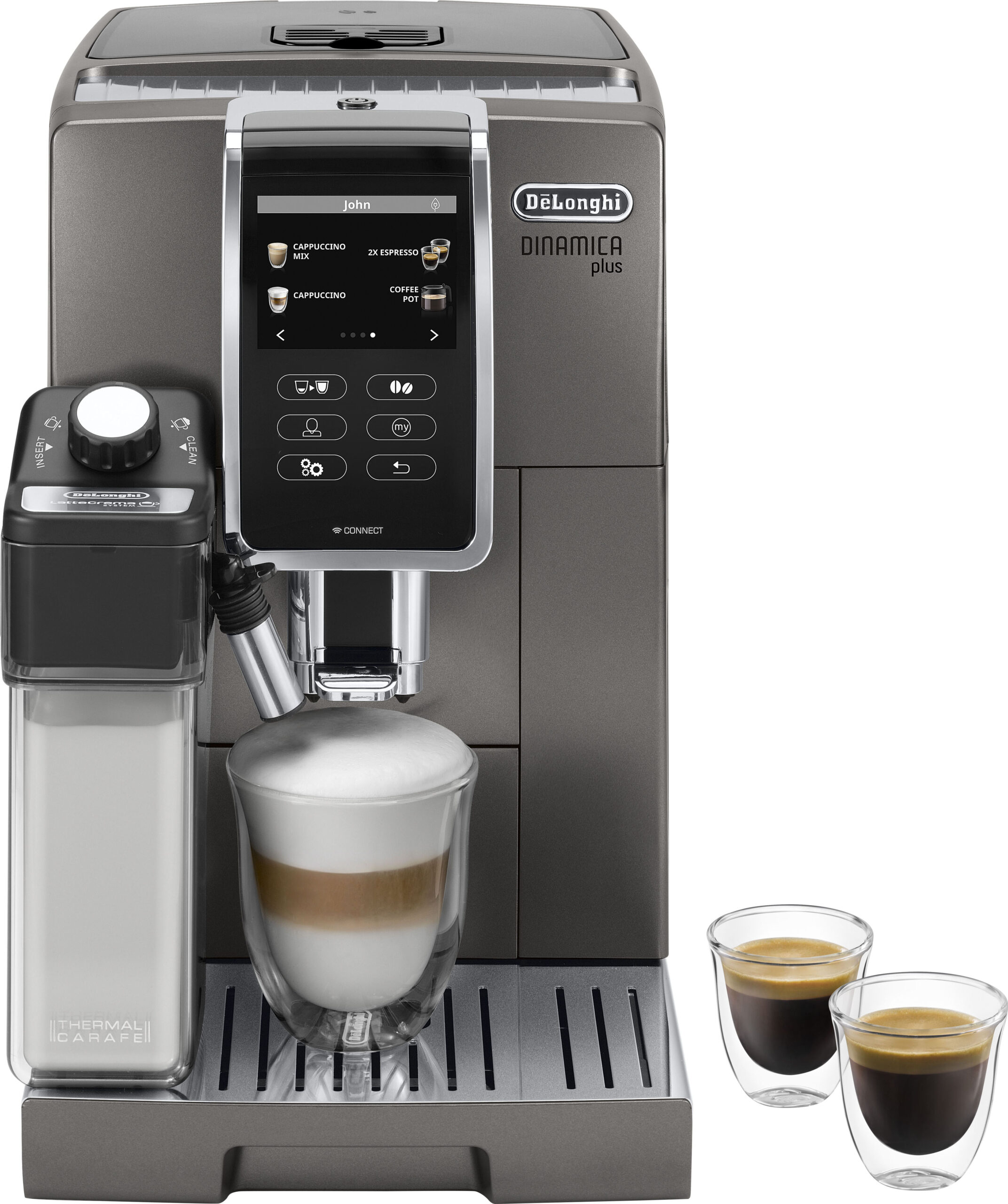 DeLonghi Kaffeevollautomat „Dinamica Plus ECAM 370.95.T“