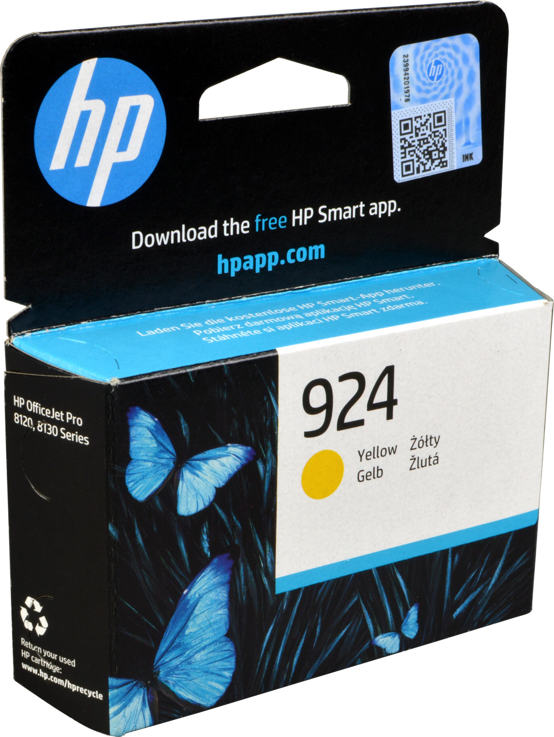 HP Tinte 4K0U5NE  924  yellow